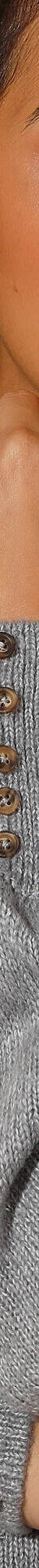 Pull maille fantaisie et détail boutons poignets, toucher doux  (gris chiné) Pull maille fantaisie et détail boutons poignets, toucher doux  (gris chiné)